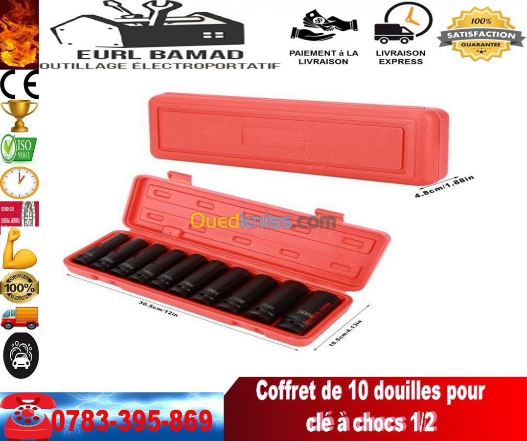 Coffret Douilles à Choc 10 piéces 1/2