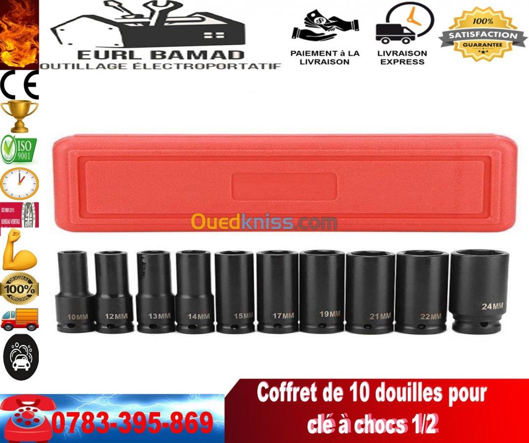 Coffret Douilles à Choc 10 piéces 1/2