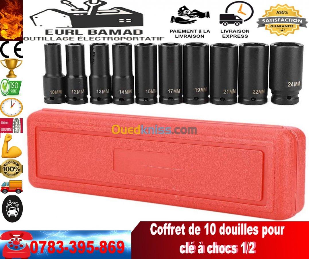 Coffret Douilles à Choc 10 piéces 1/2