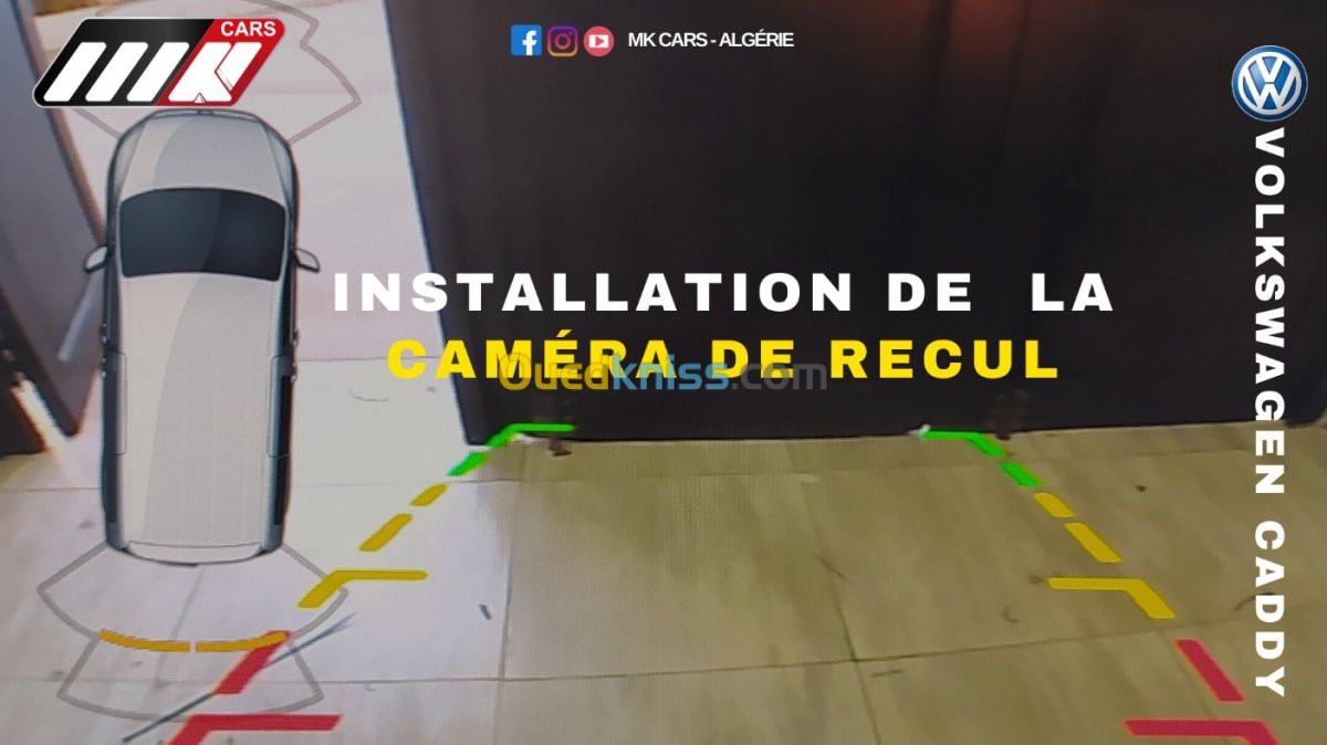 Installation de la caméra de recule 