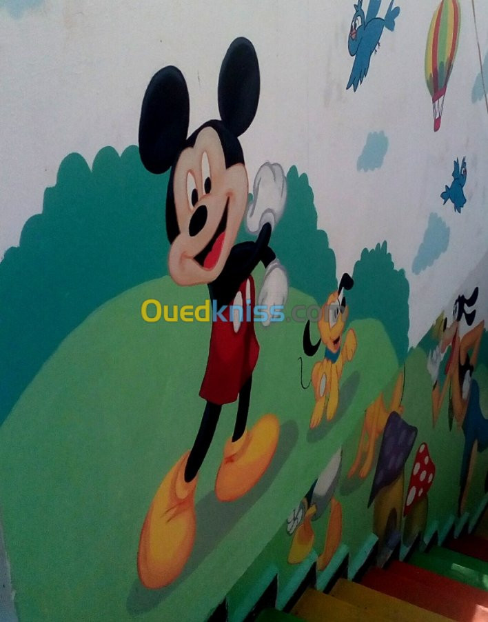 dessinateur mural pour enfant