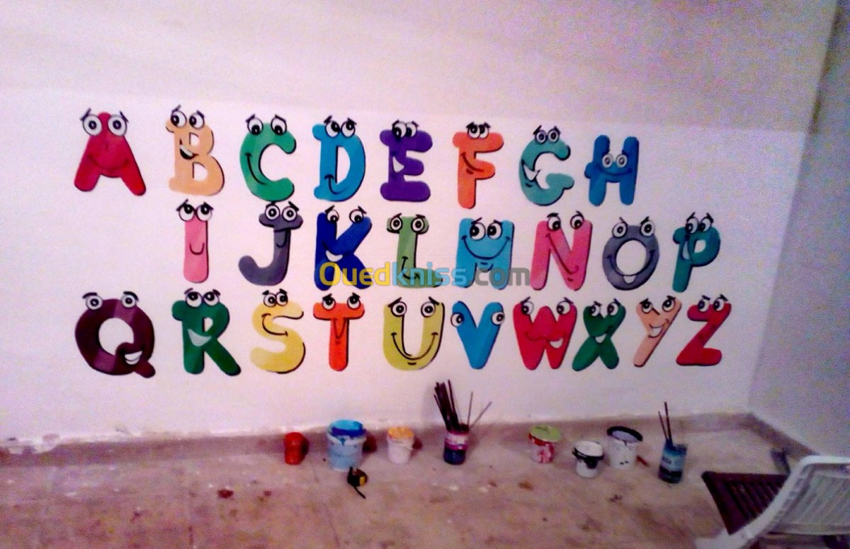 dessinateur mural pour enfant