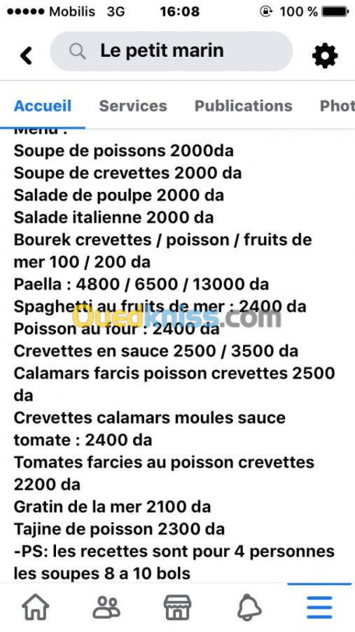 Cuisine a base de poisson et crustacés