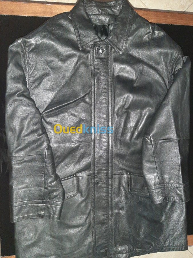 Veste Cuir NOIR Homme KIRCILAR