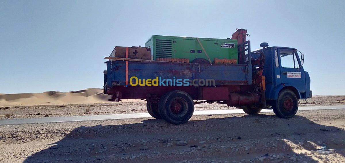 Location camion grue levage manutentio