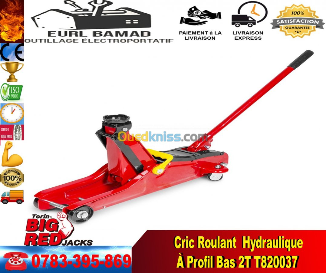 Cric Roulant  Hydraulique 2T PROMO