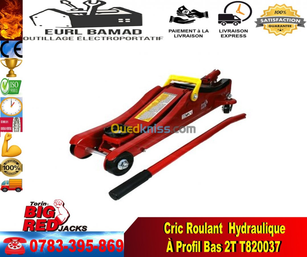 Cric Roulant  Hydraulique 2T PROMO