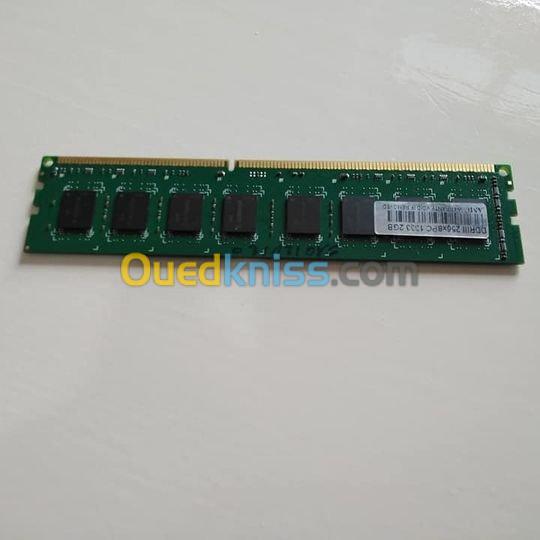  RAM 2GB DDR3 MHZ1333 POUR ORDINATEUR 