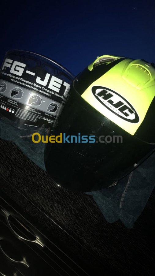 Casque HJC fg jet vert