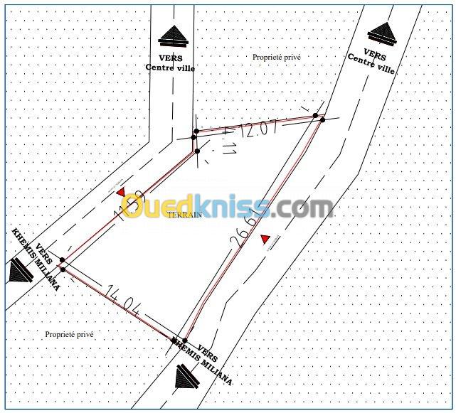 Vente Terrain Ain defla Miliana