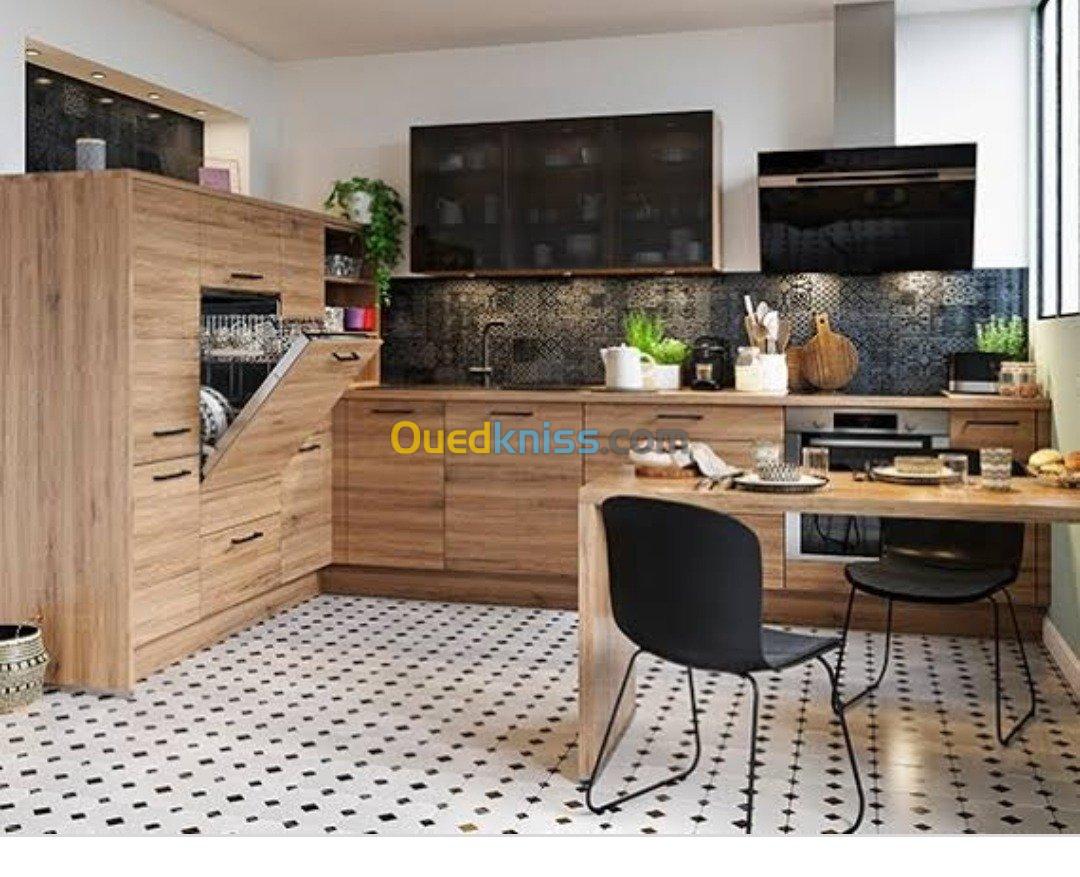 Cuisine de  luxe en bois HETRE,MDF,HDF