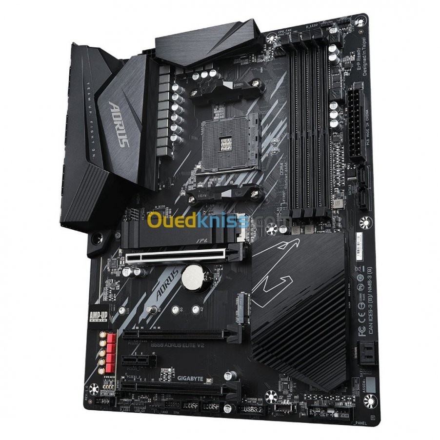 Carte mére Gigabyte B550 AORUS ELITE V2 ATX Socket AM4 AMD B550 - 4 x DDR4 - SATA 6Gb/s + M.2