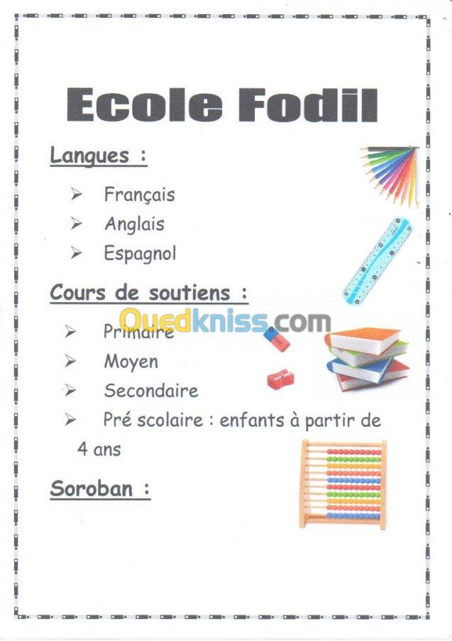 Langues - Cours de soutiens - Soroban 