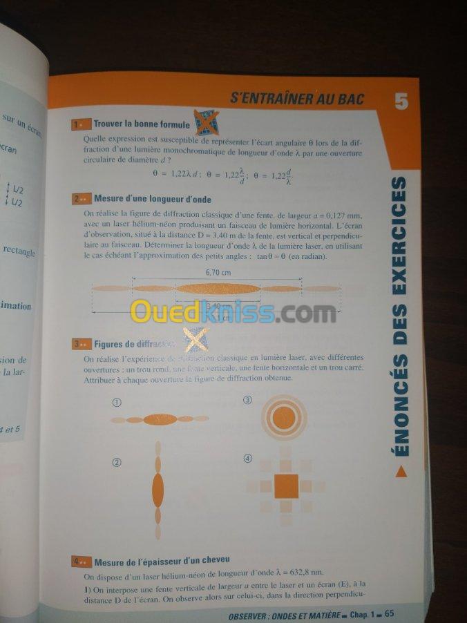 Livre de physique pour terminal S 