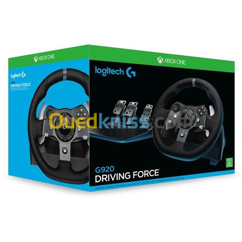 LOGITECH G920 Driving Force - Volant de Course avec pédale - Pour Xbox  Series X et S, Xbox One, PC - - Alger Algeria