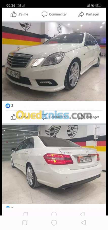 Mercedes Benz Classe E 2011 AVANTGARDE Pack AMG