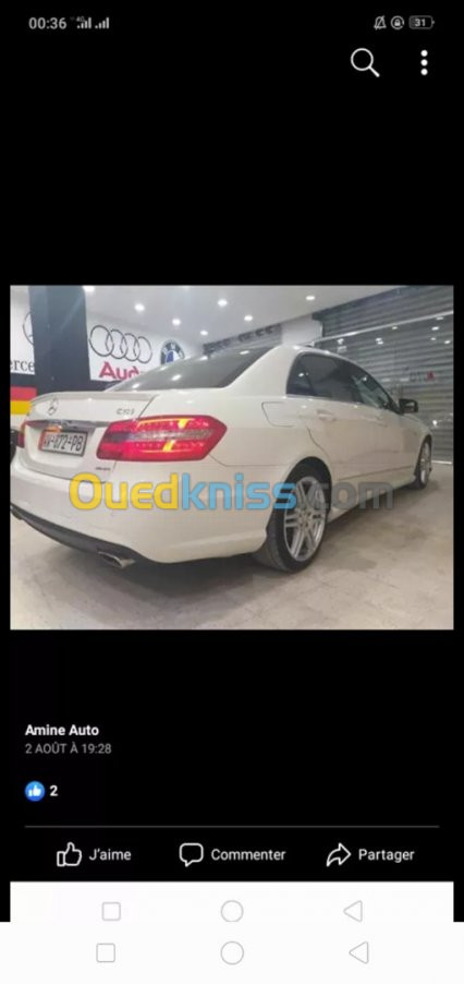 Mercedes Benz Classe E 2011 AVANTGARDE Pack AMG