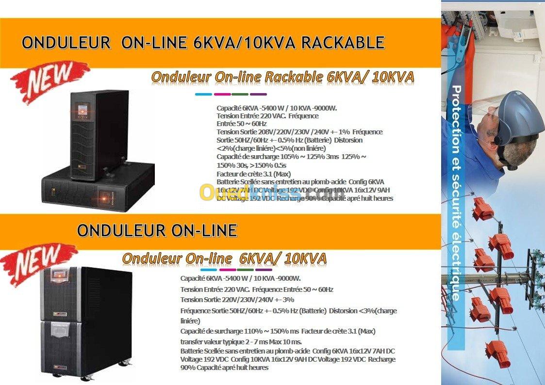 Onduleur Online 6kva et 10 kva