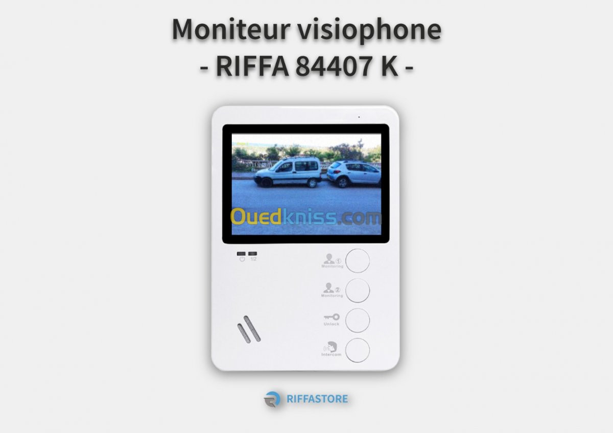 Moniteur visiophone RIFFA 84407 K
