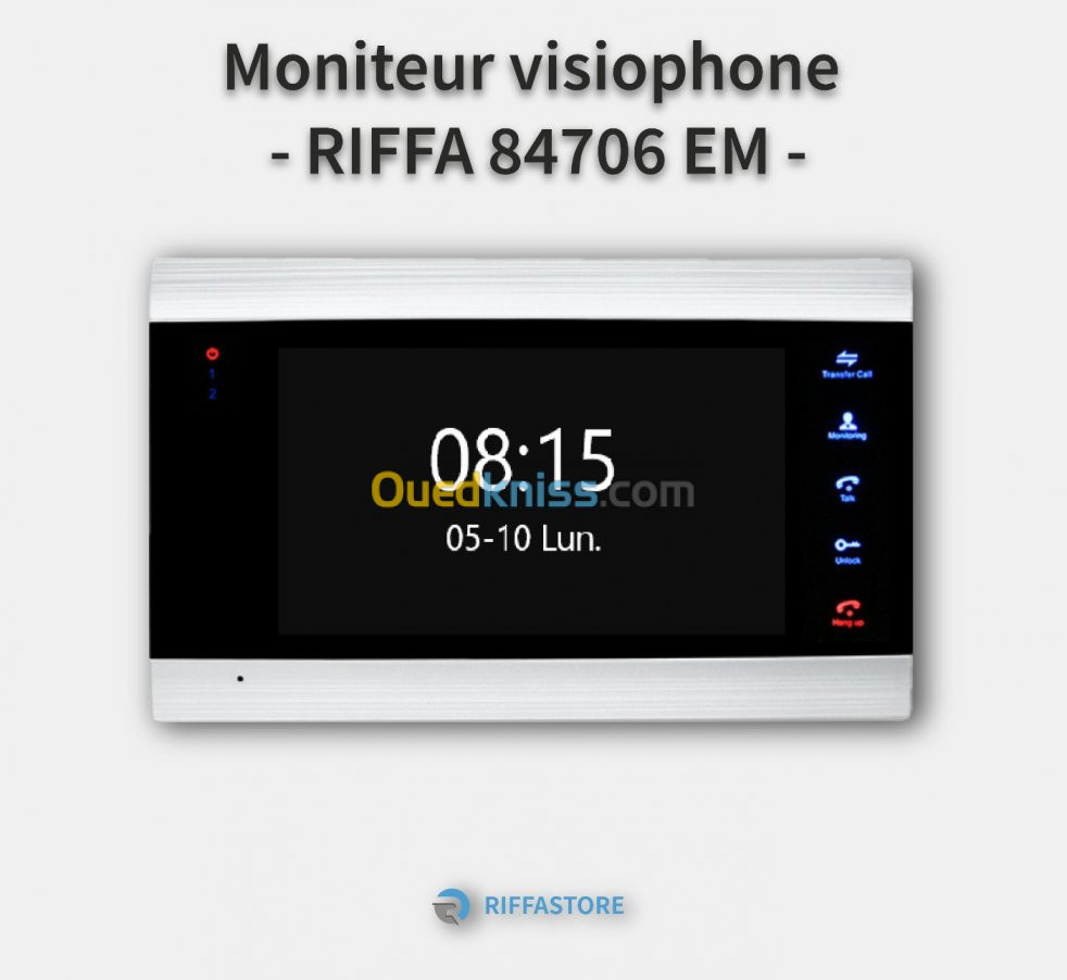 Moniteur visiophone RIFFA 84706 EM