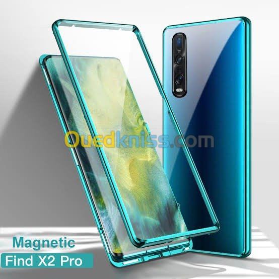 Étui magnétique oppo find x2 pro 