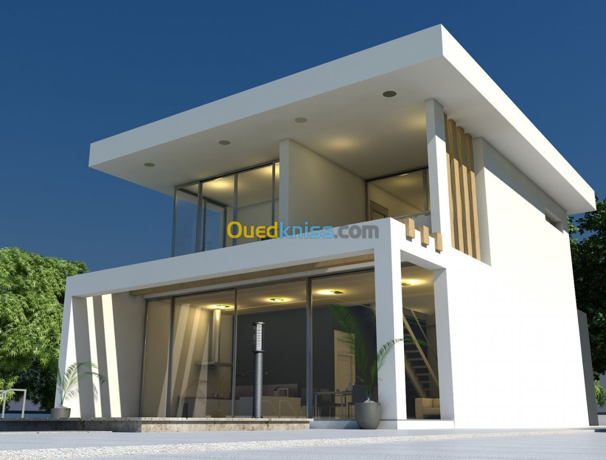 Design intérieur et extérieur en 3DMax