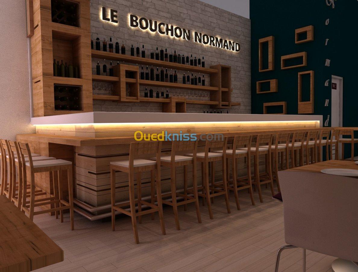 Design intérieur et extérieur en 3DMax