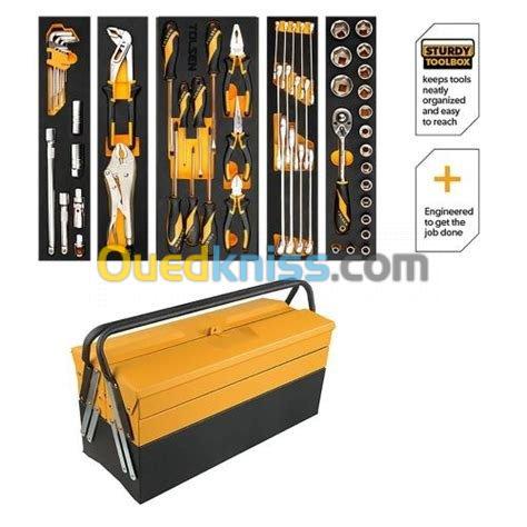 CAISSE A OUTILS 3ET 60PCS TOLSEN