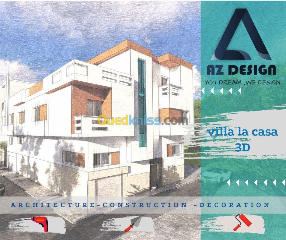 Conception architecturale & design.