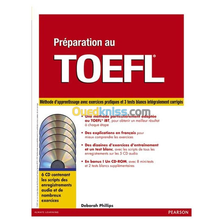 Préparation au TOEFl test + 6 cd-rom