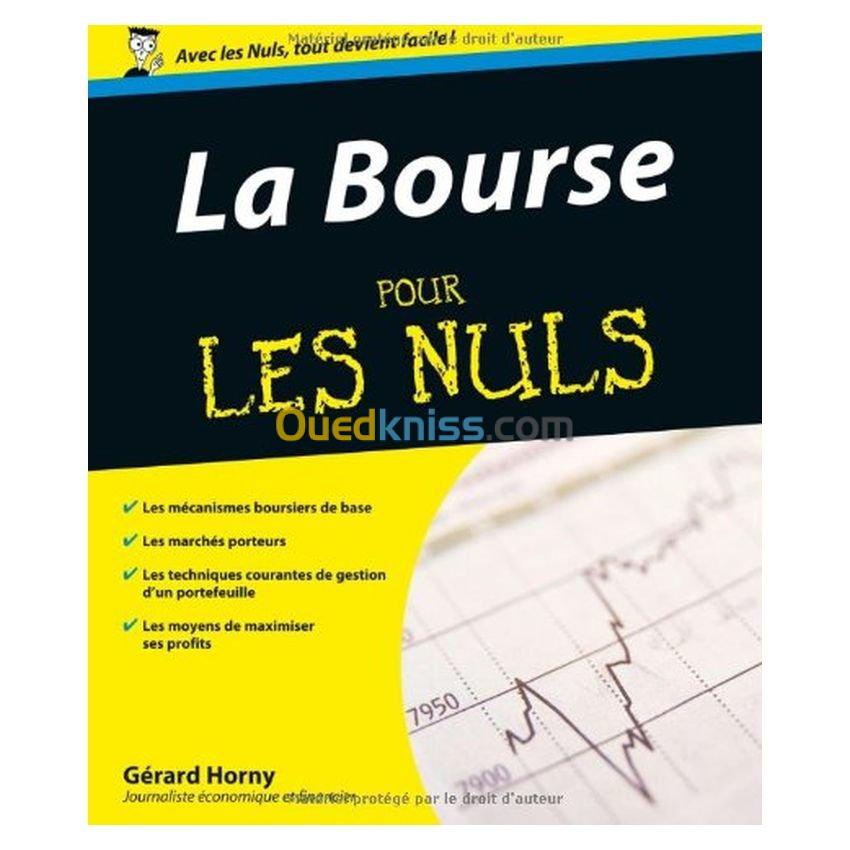 La bourse pour les nuls