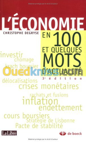 L'économie en 100 et quelques mots d'actualité 3 edition