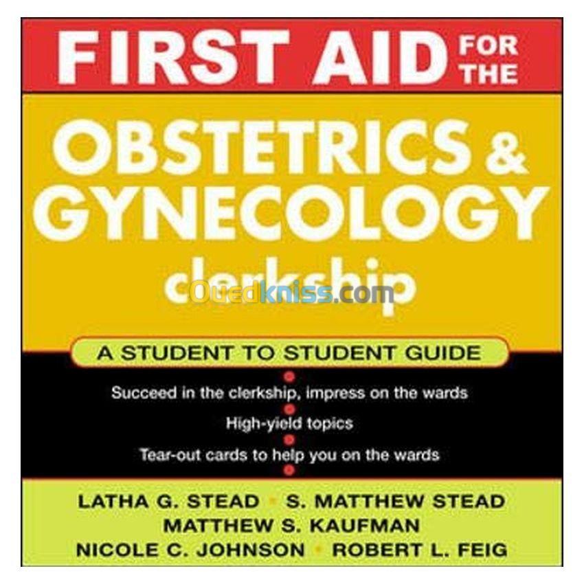 First Aid for the Obstetrics & Gynecology Clerkship