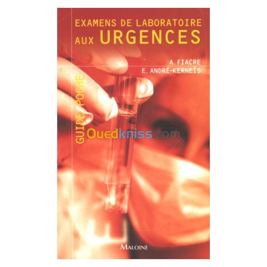 Examens de laboratoire aux urgences