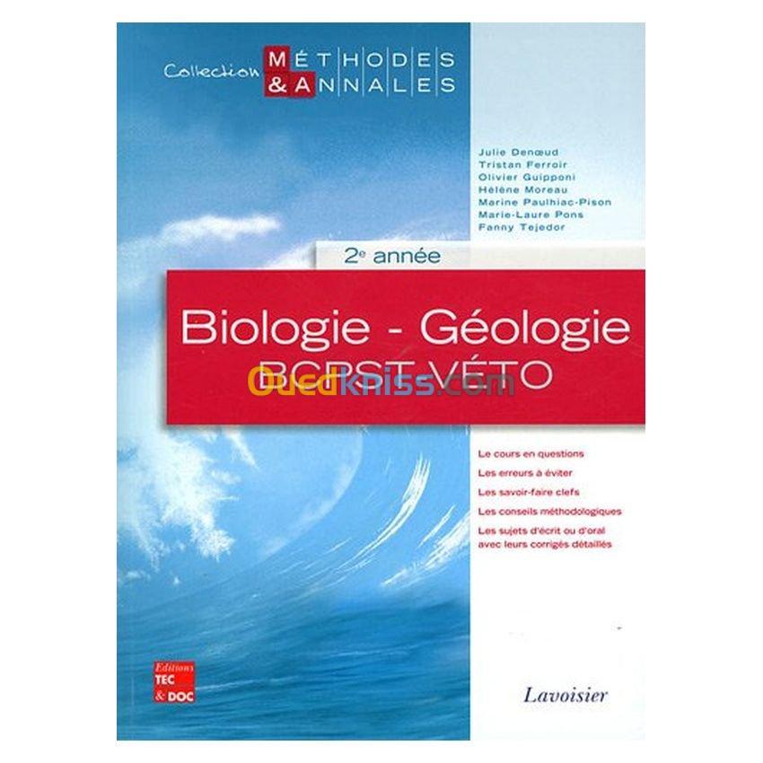 Biologie - Géologie BCPST-VETO 2e année (