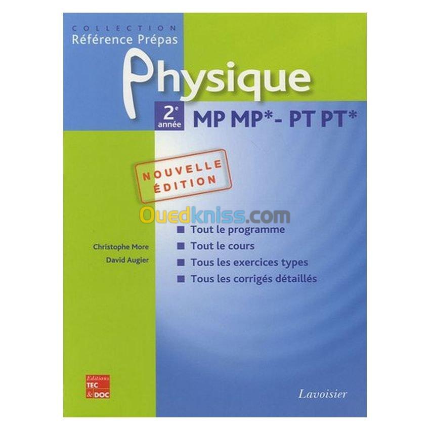 Physique MP MP* - PT PT* 2e année