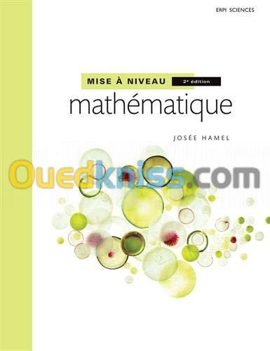 Mise à niveau mathématique 2e édition | Manuel + MonLab xL + Edition en ligne + Multimédia (6 mois)