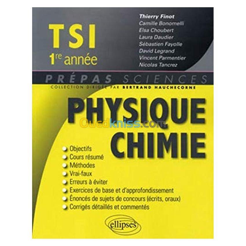 Physique Chimie Tsi-1