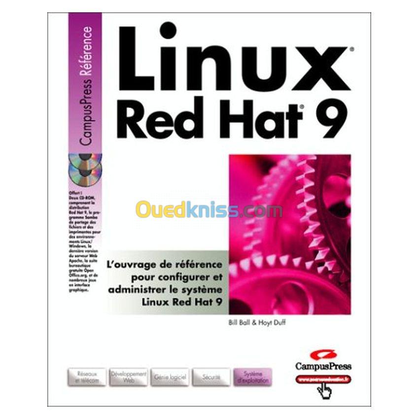 Linux red hat 9 + 2 cd-rom