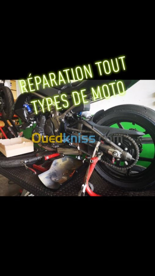 réparation tout types de moto 