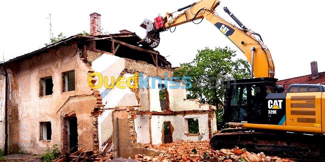 Terrassement démolition déblayage