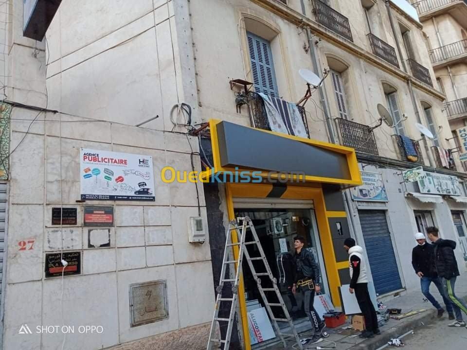 Installation de façades en Alucoband 