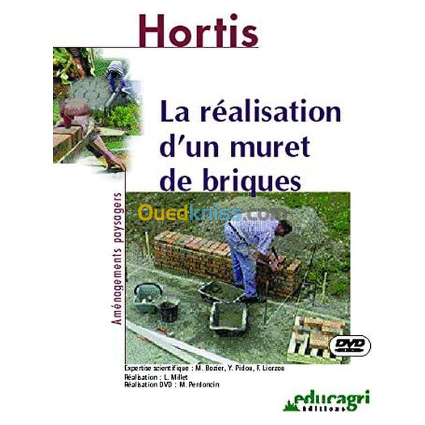 La réalisation d'un muret de briques (DVD)