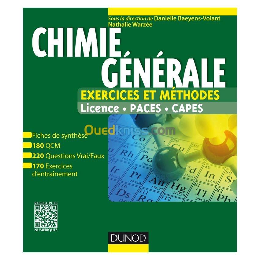 Chimie générale - Exercices et méthodes