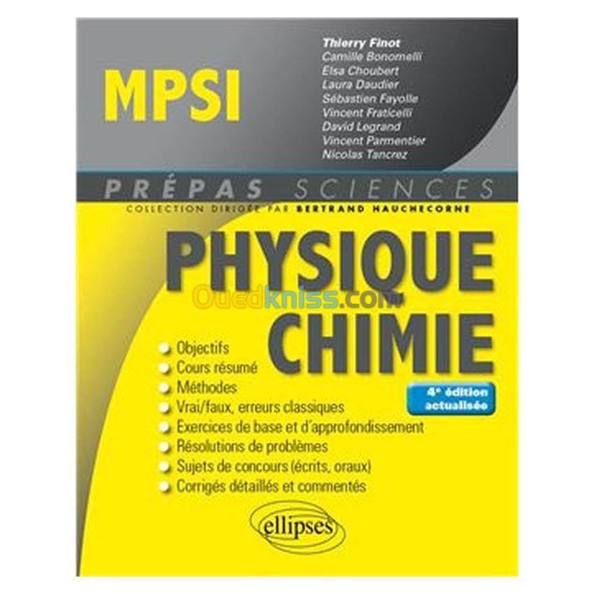 Physique-Chimie MPSI