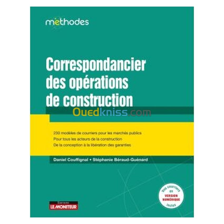 Correspondancier des opérations de construction