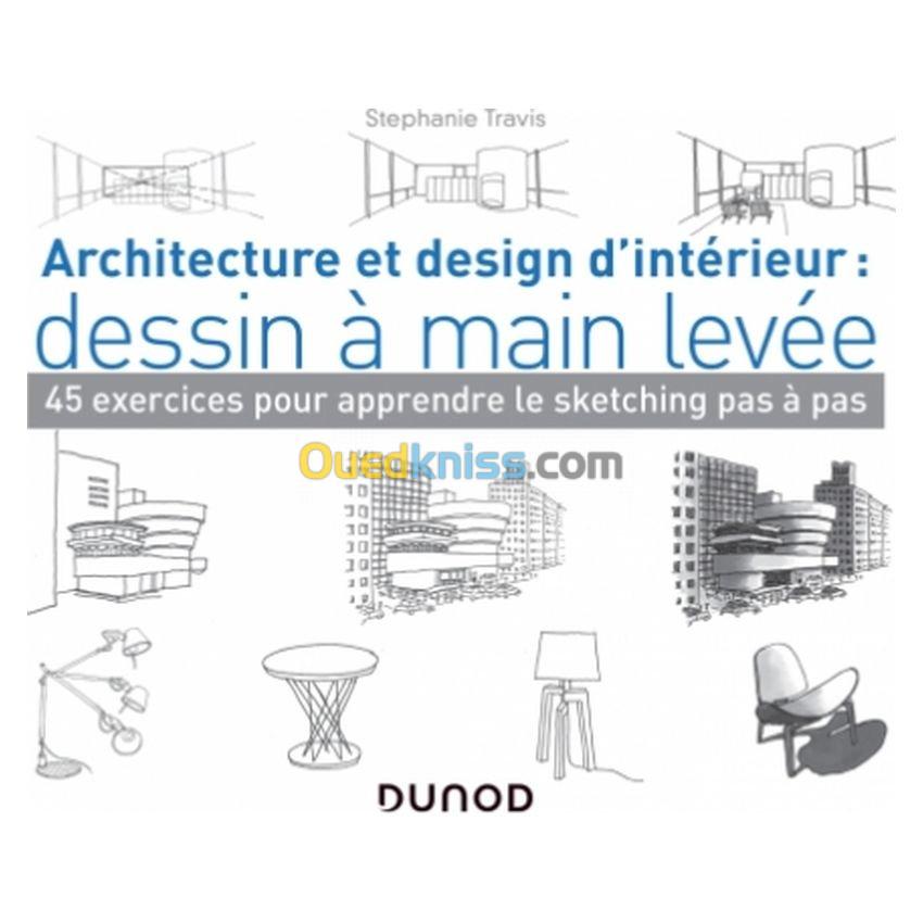 Architecture et design d'intérieur : dessin à main levée