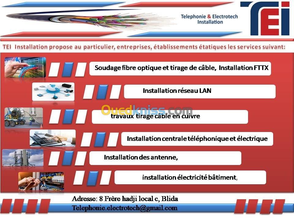 FUSION ET TEST FIBRE OPTIQUE