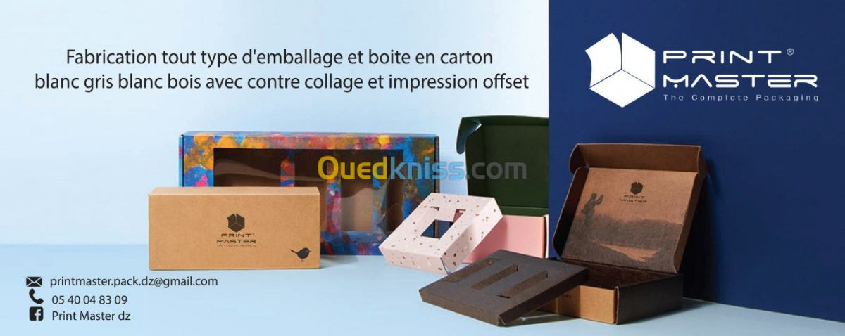 imprimerie et emballage en carton