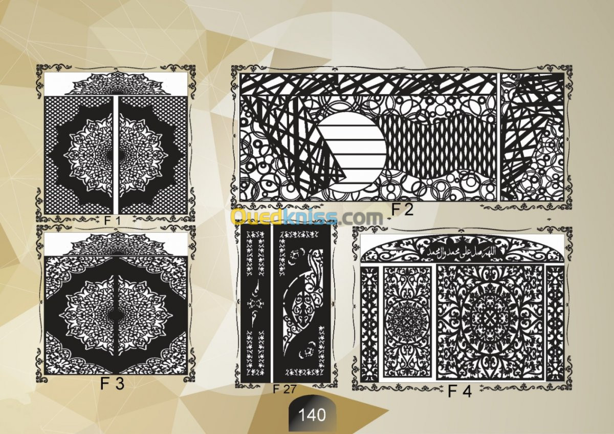 Catalogue motif pour cnc machine dessin dxf vectoriser pour plasma et laser machine 